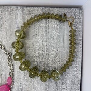 Olive Beaded Necklace